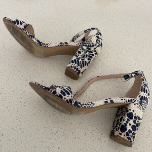 Kelly & Katie Navy & Beige Shoes-  Add a little pizzaz to your outfit